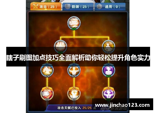 瞎子刷图加点技巧全面解析助你轻松提升角色实力